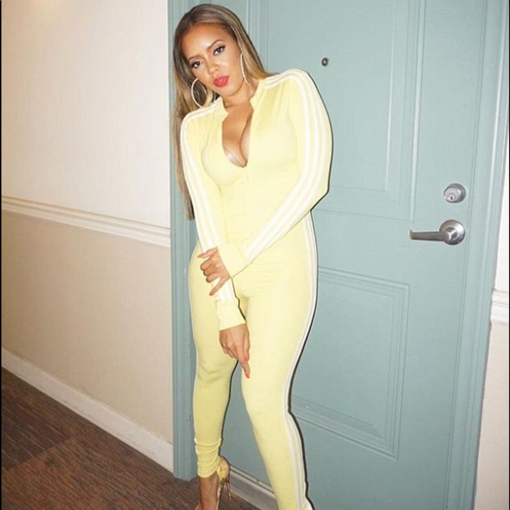 Adidas Stage Suit in yellow - Picture 3 of 7